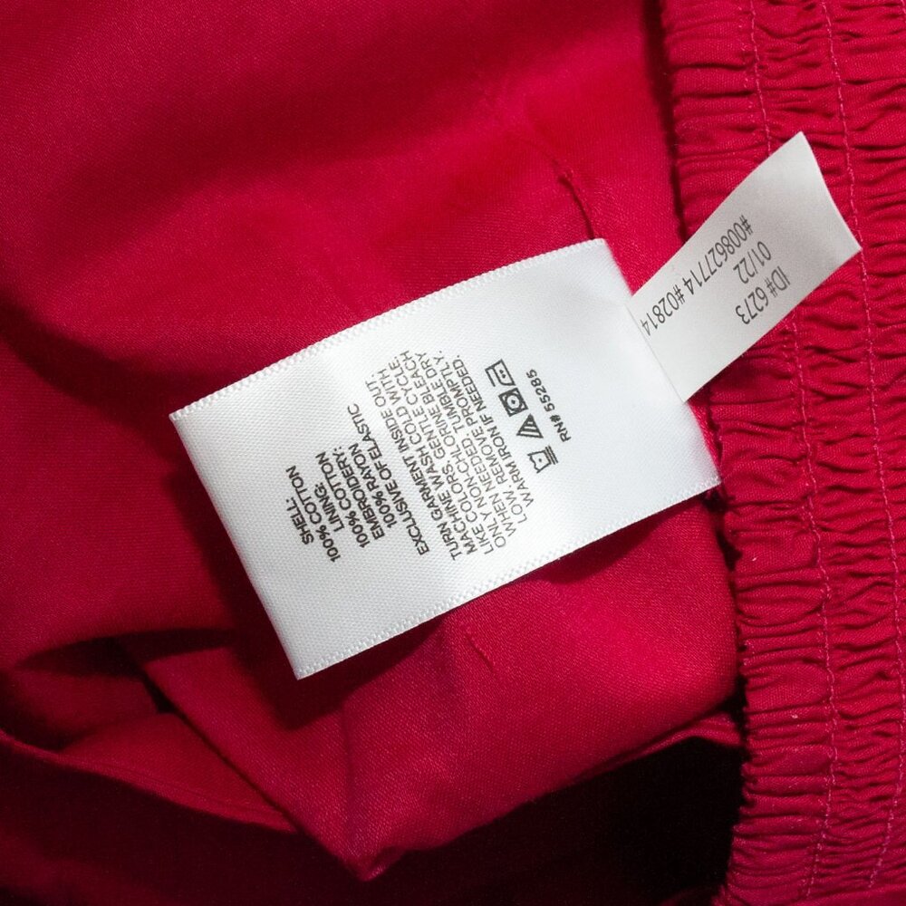 NWT Express Off Shoulder Embroidered Ruffle Top size M - Picture 13 of 13